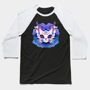 Legendary God Cat - Mystical Cat Baseball T-Shirt